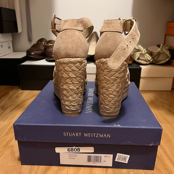 Stuart Weitzman Mojave Platform Wedge Sandals - Picture 9 of 14